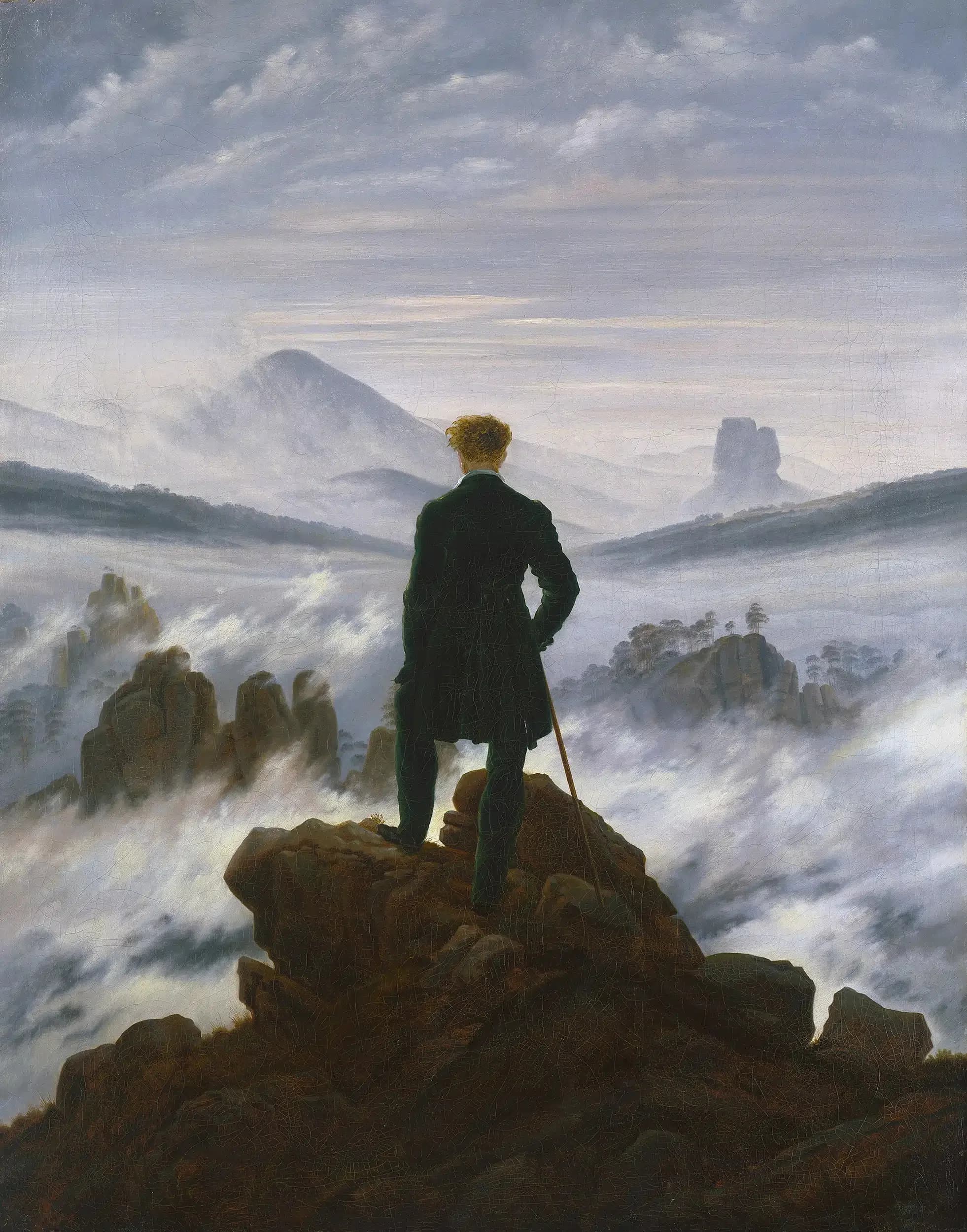 Caspar David Friedrich, Poutník nad mořem mlhy